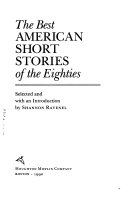 The_Best_American_short_stories_of_the_eighties
